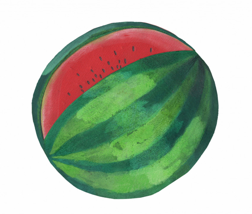 sliced watermelon