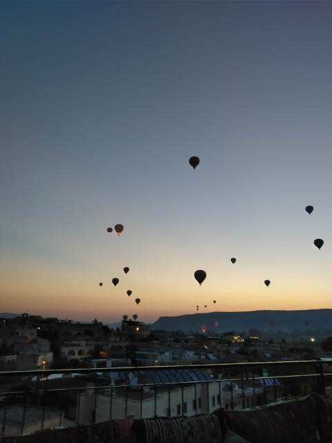 ballon,sunset,cappadocia