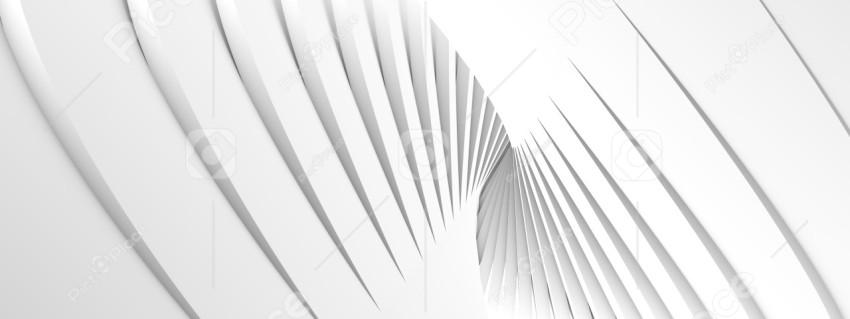 Abstract background of an architectural installation of futuristic steps. 3D illustration, 3D rendering.