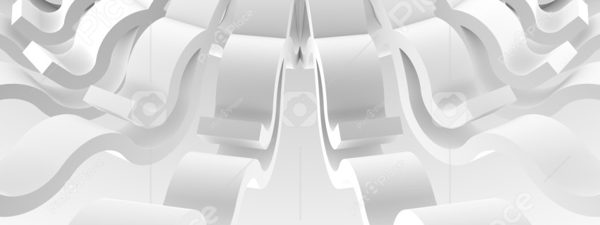 Simple white abstract architectural background. 3d rendering, 3d illustration.