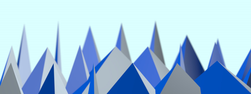 The city of the pyramids. Low poly mountains peaks. Shards, icicle teeth. Beautiful and modern abstract background. Fashionable design