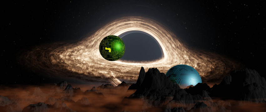 Black hole ufo science fiction