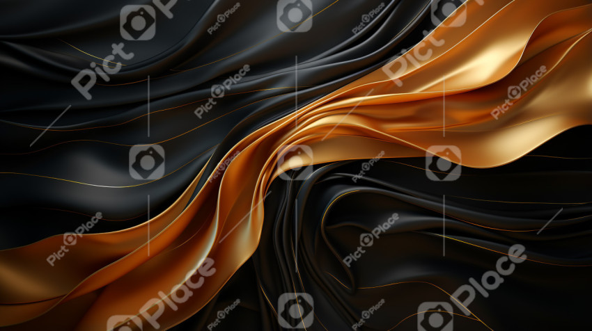 Abstract golden line pattern background 2