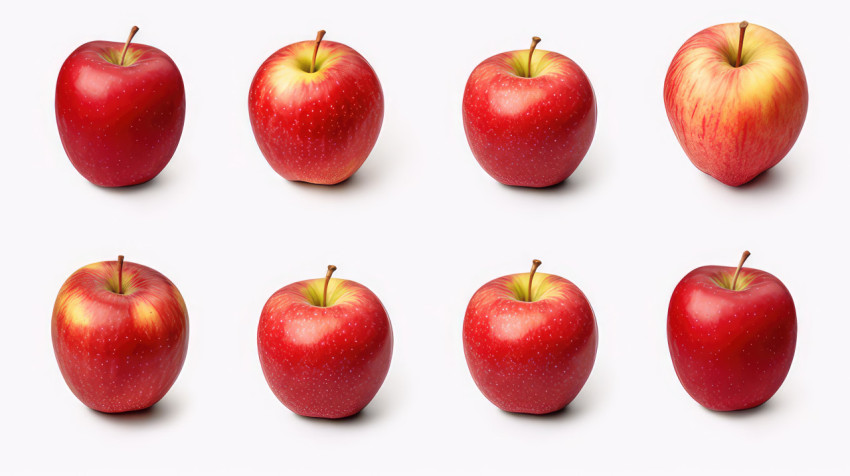 apple fruit isolated white  background