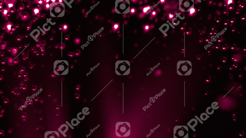 Pink background with air bubbles underwater.
