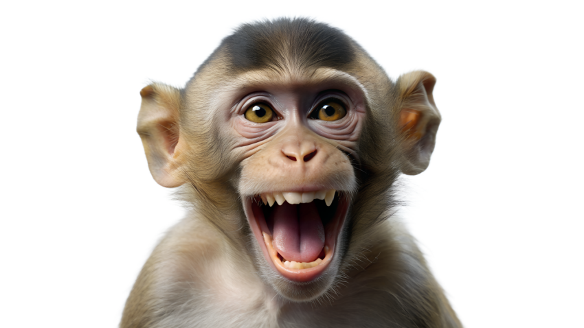 laughing monkey