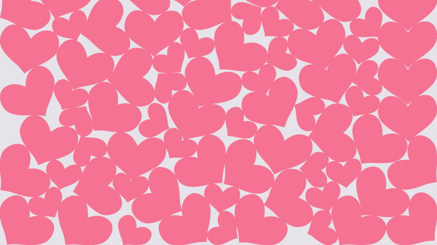 Background filled with hearts