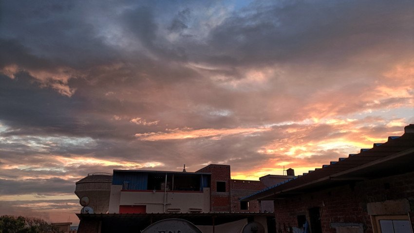 Roofs of houses