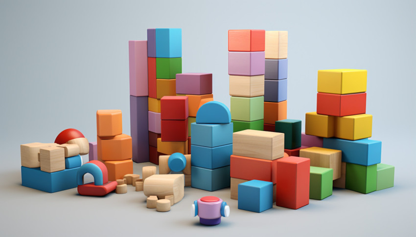 3D block toys image 1