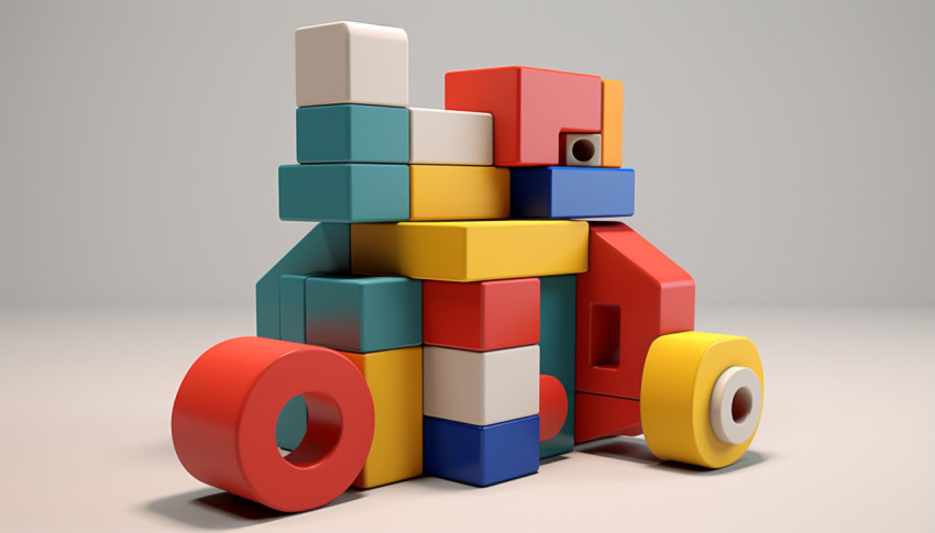 3D block toys image 2