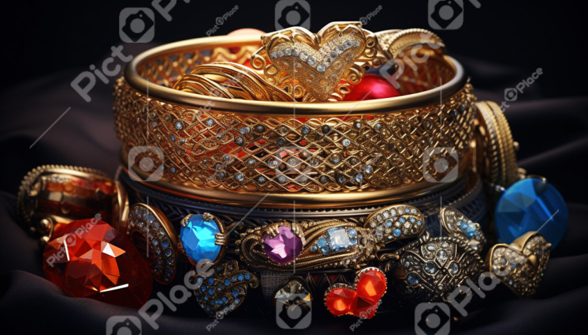 basket of bangles with love