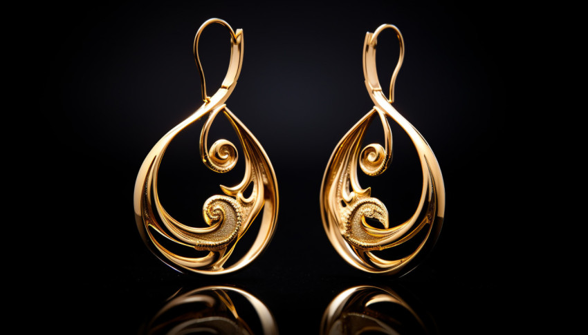 ear rings golden 1