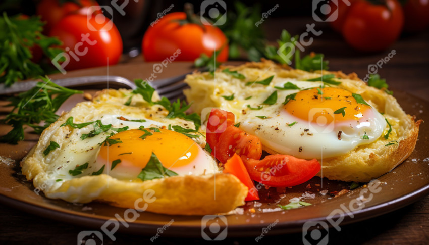 eggs with slice breakfast 3