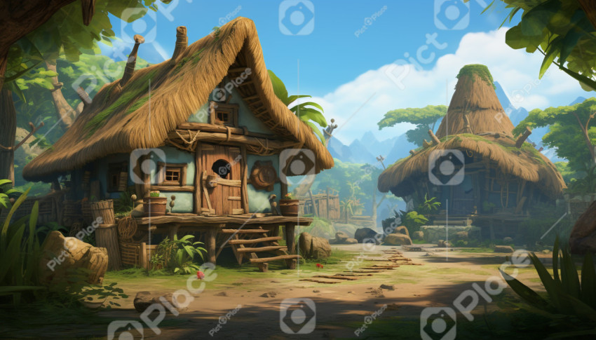 hut village 4