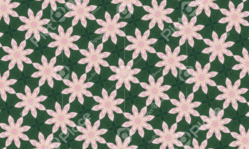 Abstract seamless background, floral wallpaper pattern, illustration.