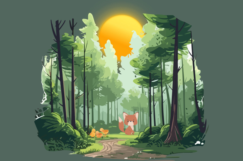 Nature vector illustration design.