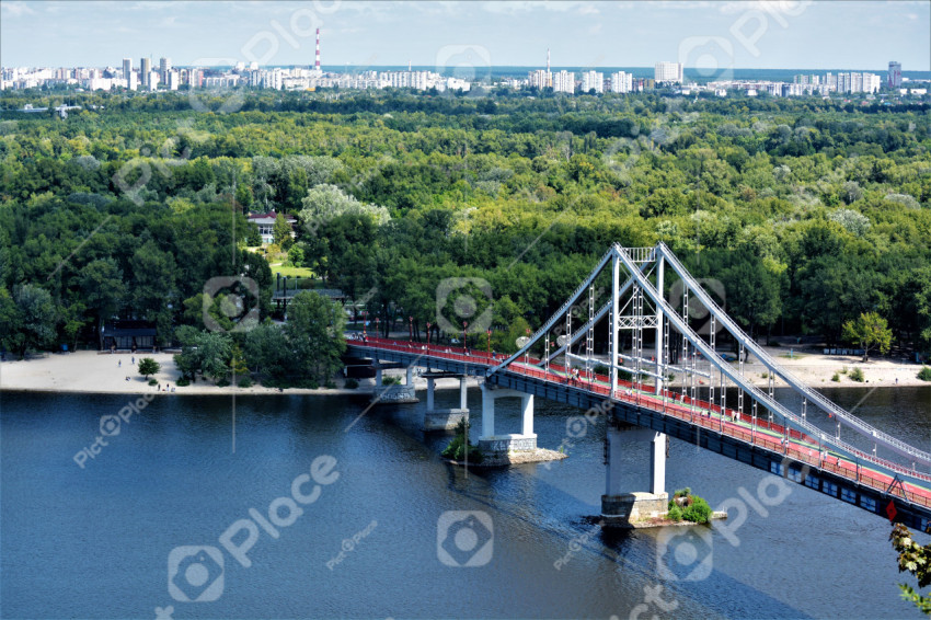 Bridge in the city of Kyiv