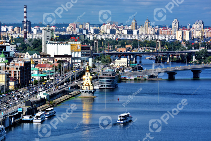 Landscape of Kyiv city