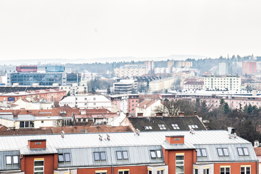 Brno Czech Republic gothic architecture view in old town