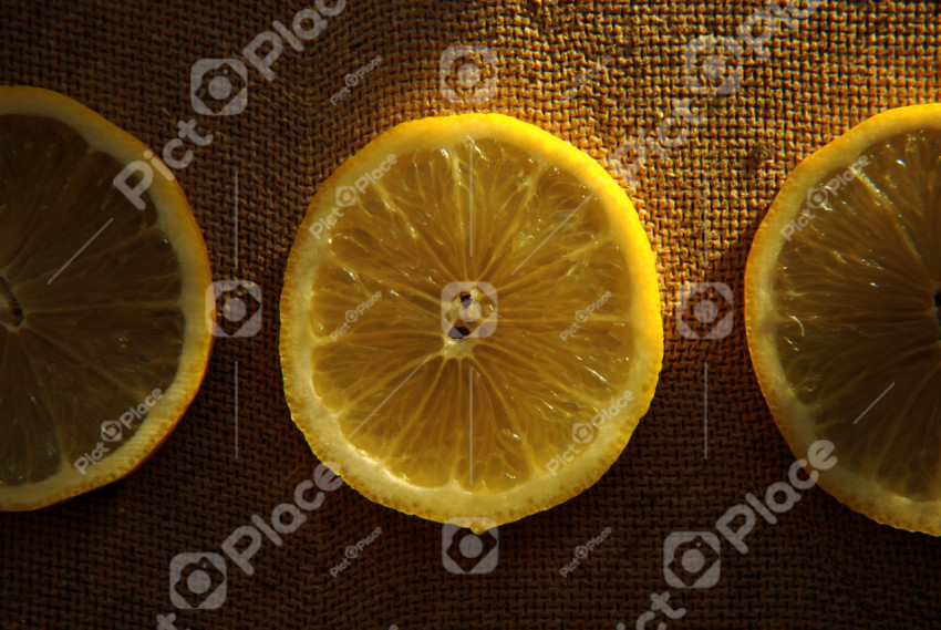 lemon slices texture