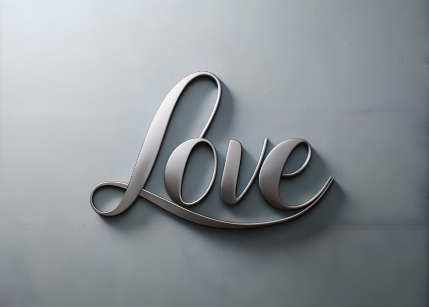 love on a plain background  minimalism