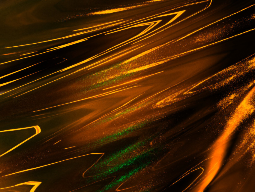 Beautiful golden liquid abstract background with metallic glitter. 3D illustration, 3D rendering.