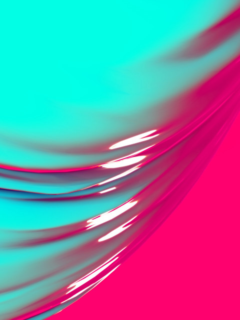 Beautiful cyan pink liquid abstract background
