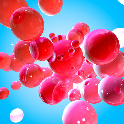 Red bubbles