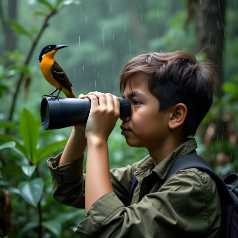 Rainforest Researcher: Young Biologist in Action