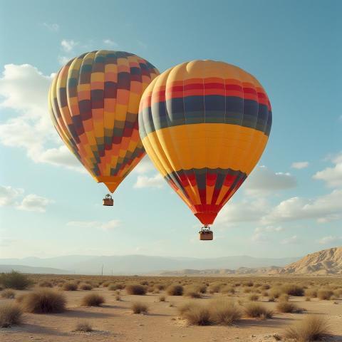 Dreamy Adventure: Hot Air Balloons at Sunrise