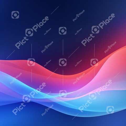 Abstract smooth gradient light line wave background