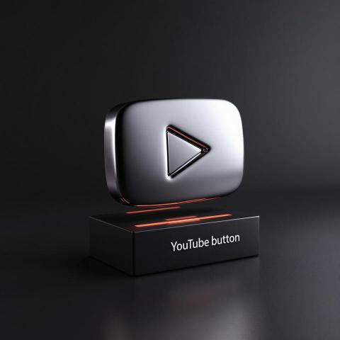 YouTube Play Button Trophy