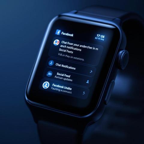 Facebook Smart Watch Interface