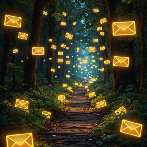 The Path of Letters: Gmail’s Connectivity