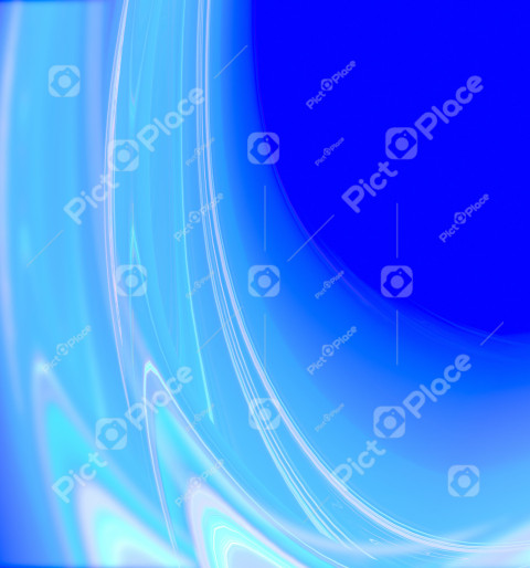 Bright liquid abstract background with wavy streaks, tints and glow. 3D illustration, 3D rendering.