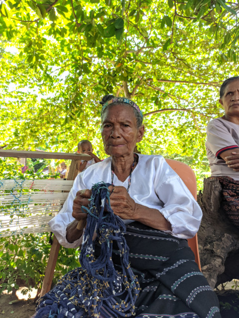 mother's weaving