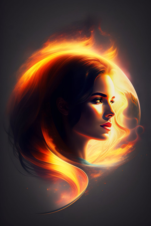 The fiery woman