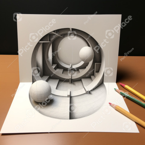 circle 3D draw 4