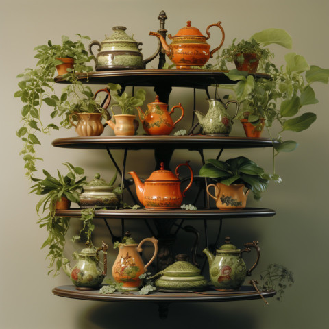 corner rack with pots verses 3