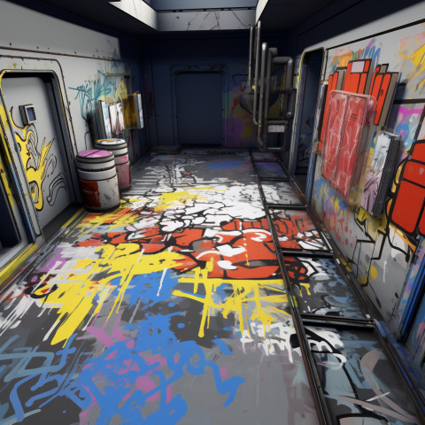 floor 3D paint draw 1