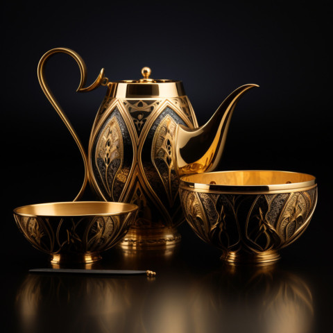 jelwary set with gold 2